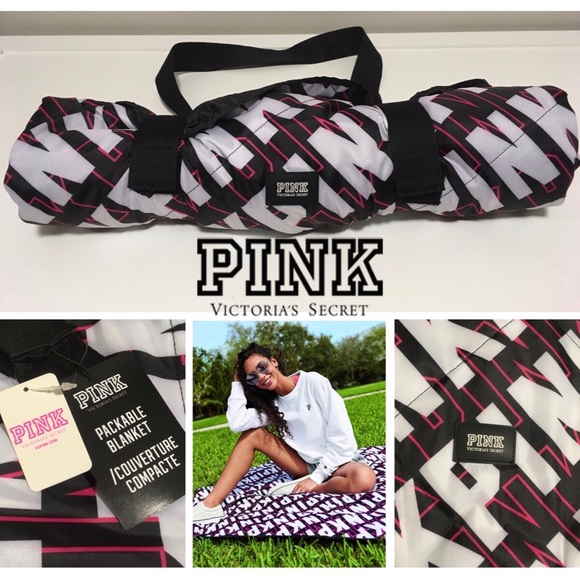 🆕VICTORIA’S SECRET PINK - PACKABLE BLANKET - NWT